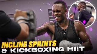 How Israel Adesanya Gets An INTENSE Workout While Travelling [upl. by Osnola718]