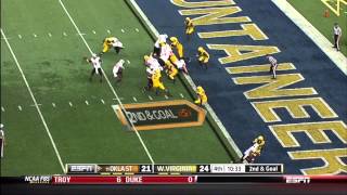 2013 WVU Defensive Stand Against Oklahoma State [upl. by Ingham]