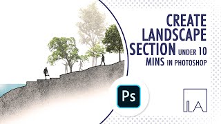 Landscape Section in Photoshop [upl. by Eugilegna707]