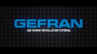 GEFRAN  QE1008W INSTALLATION TUTORIAL [upl. by Suryc370]