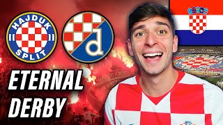 HAJDUK SPLIT VS DINAMO ZAGREB Croatia’s Eternal Derby [upl. by Attenyw]