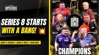 STUNNING STANDARD OF DARTS 🔥  Highlights  Group A Session 1 [upl. by Suirauqram]