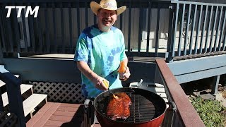 BBQ Ribs on the Weber Kettle with the Slow N Sear [upl. by Reynard355]