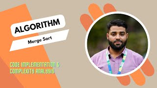 Merge Sort  Code Implementation and Complexity Analysis Bangla [upl. by Nelak187]