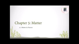 Science  Form 1  Chapter 5  51 Matter in Nature Part 2 [upl. by Aihsyla]