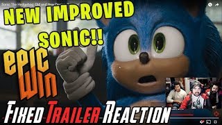 Sonic The Hedgehog NEW IMPROVED FIXED Trailer  Angry Reaction [upl. by Beltran765]