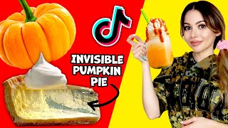 Testing VIRAL TikTok Pumpkin Fall Hacks  Edible Food Art [upl. by Haerb]