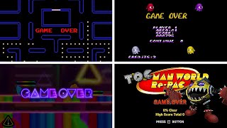 PacMan Game Over Screens Evolution 19802023 [upl. by Heidi]