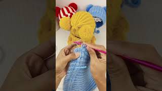 Handmade crochet hat tutorial👆🥰 [upl. by Ikkir]