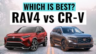 2023 Toyota RAV4 VS 2023 Honda CRV  Which SUV Should You Buy [upl. by Namyl]