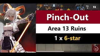 PinchOut Experimental Operation  Area 13 Ruins  Lowrarity squad ft Carnelian  Arknights [upl. by Nalaf]