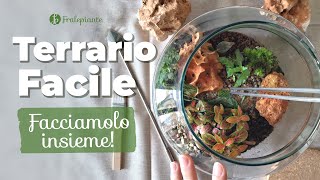 Come fare il tuo primo TERRARIO  TUTORIAL semplice per PRINCIPIANTI [upl. by Tnert101]