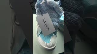 Lanvin Curb Sneakers baby blue lavin designer designersneakers skating cnfans starbandz [upl. by Nerreg159]