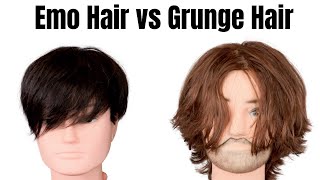 Emo Hair vs Grunge Hair  TheSalonGuy [upl. by Waers]