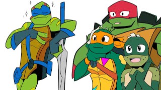 How the Fam Sees Leo  ROTTMNT ANIMATIC [upl. by Mcintyre64]