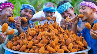 FRIED CHICKEN DRUMSTICK  Chicken Fry Recipe with Mashed Potato  Chicken Recipe Cooking In Village [upl. by Ong]