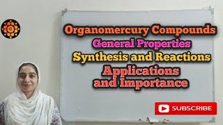 Organomercury compounds  Preparations of organomercury compounds  Organometallic chemistry [upl. by Weywadt697]