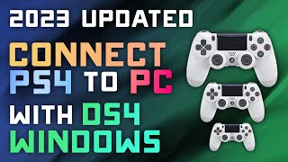 How to Use a PS4 Controller on PC w DS4 Windows  Updated 2023 GuideWalkthrough [upl. by Sabas]