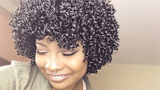 Perfect Ultra Defined Curls W ZERO Frizz Finger Coiling Tutorial [upl. by Sivert729]