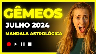 ♊ GÊMEOS JULHO 2024 ♊ Mandala Astrológica  Leitura de Tarot 🔮 [upl. by Oilcareh742]