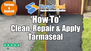 Tarmac Repair and Tarmac Sealer HOW TO Clean Paint and Maintain Driveways [upl. by Flory]