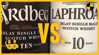 ARDBEG 10 vs LAPHROAIG 10Scotch 227 [upl. by Hak]