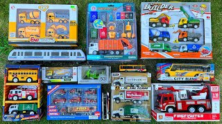 Unboxing amp Review Brand New Fantastic Toy Vehicles  Construction Truck Garbage Truck Bullet Train [upl. by Ramonda]