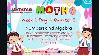 Copy of Math 1 Week 6 Day 4 Quarter 2 Numbers and Algebra Matatag [upl. by Notterb]