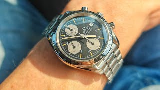 Omega speedmaster reduced 39mm reverse panda ref3511超美黄药膏39mm熊猫盘 beautiful patina  收藏价值很保值  欧米茄 [upl. by Aniled]