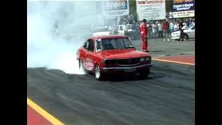 Meremere Dragway NZ  Drag Racing NZ  Mazda RX3 VS Mitsubishi [upl. by Naujat962]