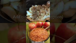 Homemade Cinnamon Applesauce 🍎 4Ingredients amp No Sugar Added [upl. by Brod256]