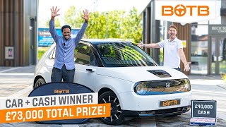 BOTB Winner NEW HONDA E ADVANCE  £40000  Week 31 2021  Mohammed Idrisnur [upl. by Assetan]