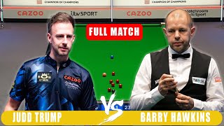 Judd Trump Vs Barry Hawkins Full Match  Champion of Champions Snooker Highlights [upl. by Rhodia]