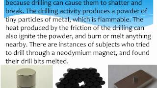 Can Neodymium Magnets Be Drilled And Machined [upl. by Irmo248]