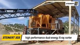 Ore sorting in Australia using the STEINERT XSS T  xray sensor technology [upl. by Enael]