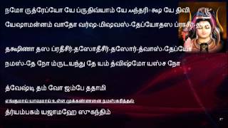 Sri Rudram with Tamil Lyrics  ஸ்ரீ ருத்ரம் தமிழ் [upl. by Ecerahc856]