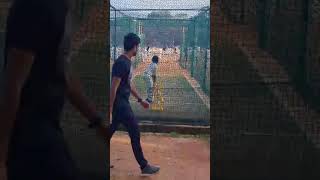 bowling in nets 😎🔥🏏 [upl. by Grefer]