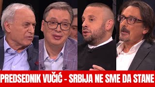 CIRILICA  Predsednik Aleksandar Vucic  Srbija ne sme da stane  TV Happy 11122023 [upl. by Rednasela]