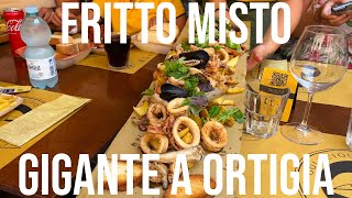 FRITTO MISTO più FAMOSO DELLA SICILIA A ORTIGIA  SIRACUSA STREET FOOD [upl. by Nyrtak]