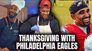 Spend Thanksgiving With Philadelphia Eagles as they Prepare for Baltimore Ravens [upl. by Lanam]