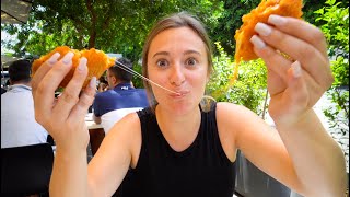 Street Food in Sicily 🇮🇹 CHEESE VOLCANO ARANCINI in Catania  BEST Fish Market in Italy [upl. by Aicena]