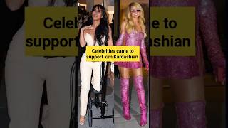 Celebrities came to support kim Kardashian kimkardashian kylie [upl. by Aisinoid]