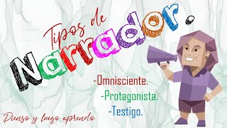 Tipos de narradores quotOmnisciente Protagonista y testigoquot  Pienso y luego aprendo [upl. by Lauhsoj]