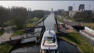 LONG VIDEO  2019 Mulder ThirtySix MY Calypso through the Dutch canals [upl. by Aihsotal]