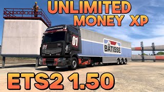 Unlimited Money xp Mod New Update 150 euro truck simulator 2 gameplay ets2 [upl. by Oznerol480]