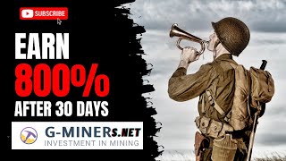 NEW DOMAIN GMINERSNET10 DAYS ONLINE  EARN UP TO 800 AFTER 30 DAYS  3 OTHER PLANS ai new [upl. by Holey4]