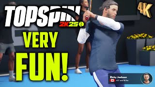 I Entered Into My First Top Spin 2K25 Tournament Rafael Nadal Impression Alert [upl. by Cockburn18]