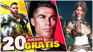 TOP 20 MEJORES JUEGOS GRATIS de 2024 [upl. by Letti]