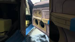 Custom door panels foam fabrication powerbass automobile semashow fabrication [upl. by Thea]