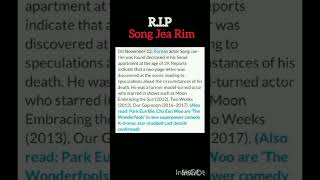 RIP Song Jea Rim you may have rest in peace 🕊️ koreanpeace btseven [upl. by Marjorie104]